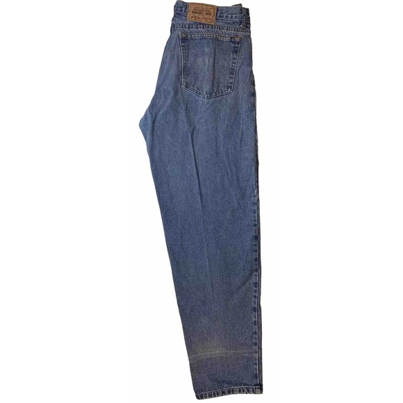 Classic Jeanswear Bulls Eye Men's Carpenter Jeans Blue Denim Size 38 5-Pockets - Picture 2 of 12